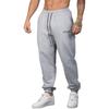 [HERLNY] Tapered Pants Men's Jogger Pants Sweatpants Gym Fitness Training Stretchy Durable Breathable Sportswear Plus Size Running Gray M