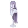 Emilia Re Zero Anime Cosplay Wig With Rose Hair Net Synthetic Long Straight  Synthetic Hair  for Costume Roleplay