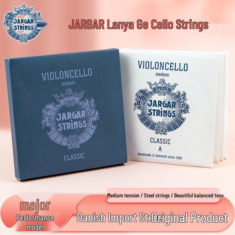 Jargar Cello Strings Set - Medium Tension, Blue