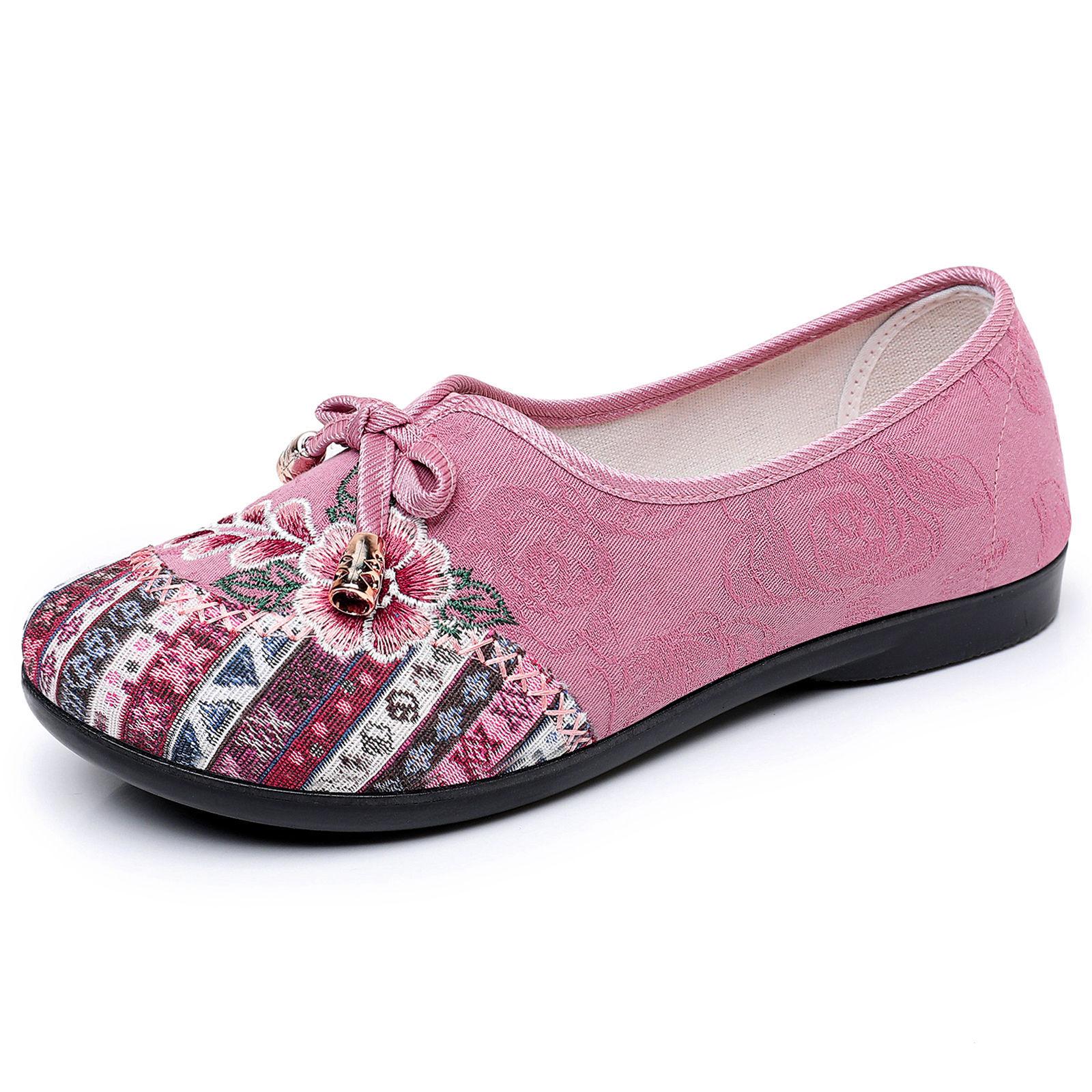 Женская обувь Универсальная Весенняя Тканевая обувь Мягкая подошва Повседневная обувь Без шнуровки Мамины туфли Повседневные ежедневные Удобные Легкие Кроссовки 36 1430₽