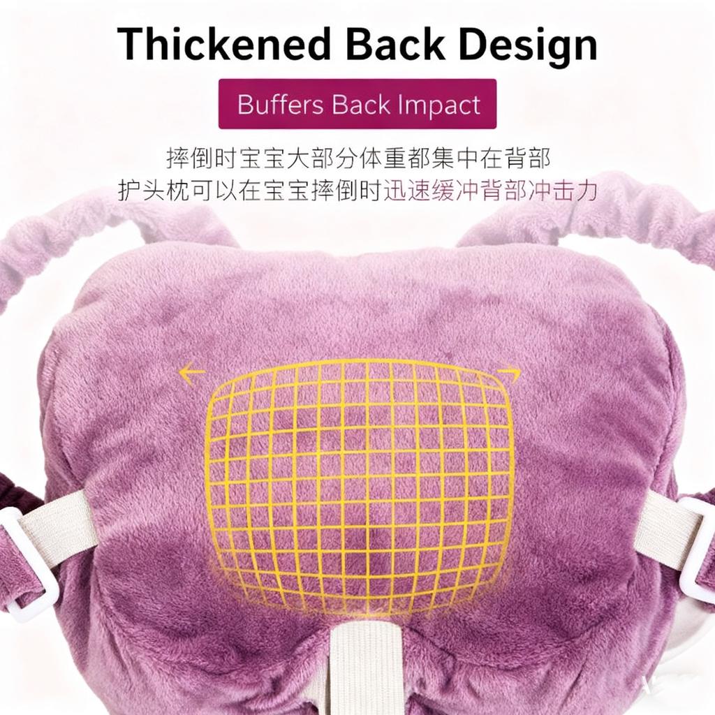 Baby safety equipment, baby walking anti fall pillow, baby headrest, breathable anti-collision protective cap