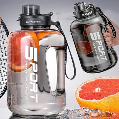 Large Capacity Water Bottle Fitness Portable Drinking Bottle Leakage-Proof Sports Travel Kettle Plastic Water Cups Drinkware