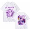 Trendy Streetwear 100 Cotton Kpop Kpop Demon Hunters Graphic TShirt Unisex Women Fashion Casual Unisex Girls Top Tee Oversize