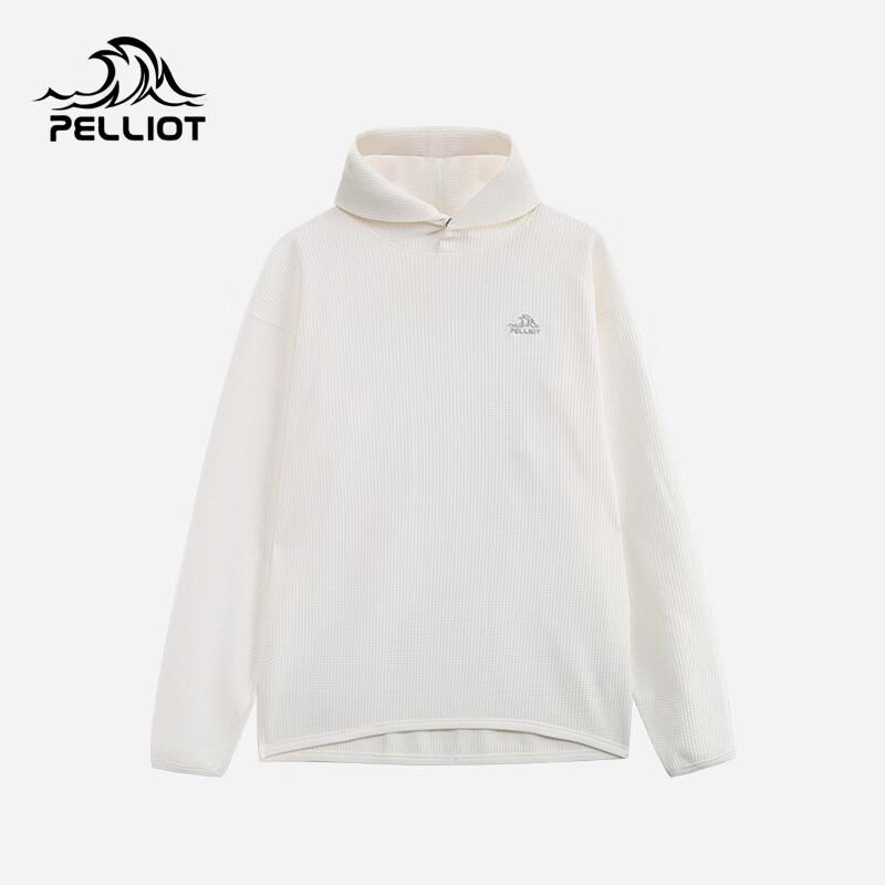 Pelliot Unisex Hooded Waffle Sweatshirt