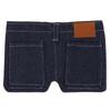 Retro Mini Jeans Shaped Wallet Compact Size Foldable Change Bag  Card Storage