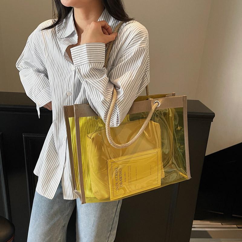 Tote Bag Women's Transparent Handbag Shoulder Bag