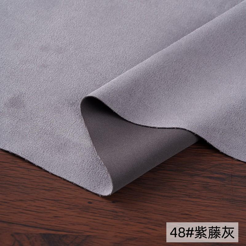 Suede Knitted Air Layer Fabric Brushed Elasticity High Quality Soft Smooth Delicate for Sewing Clothes 860g/m