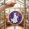 Cute Spooky Puzzle Halloween Acrylic Suncatcher Window Hanging,7.87 Inch Sun Catcher Themed Gift Idea Decoration Ornament Ideal for Gifting and Home