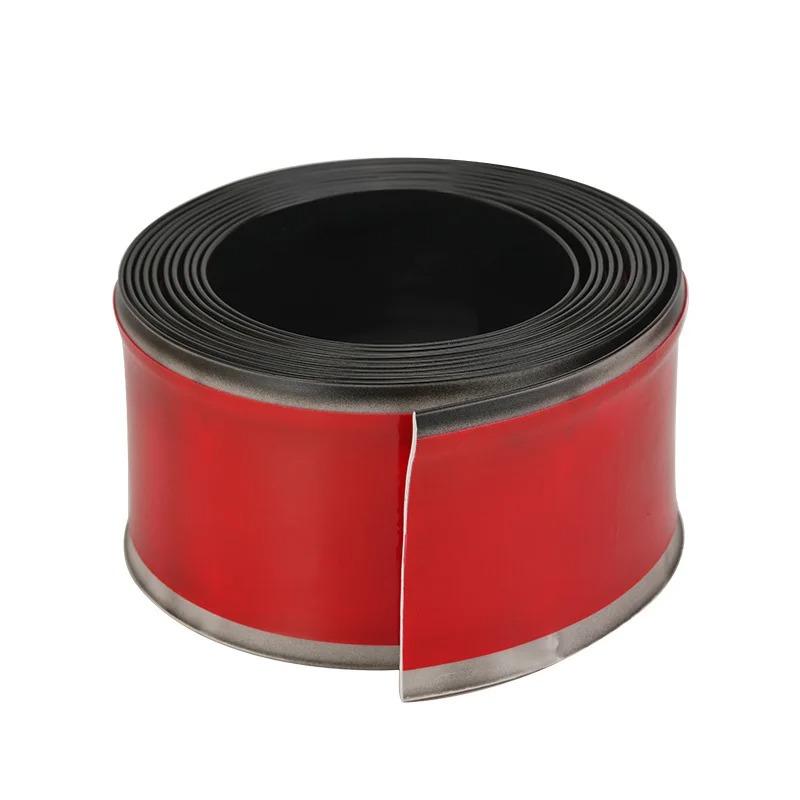 1PC 39/118.1in Flexible Baseboard Molding Trim, 4 Inch Self-Adhesive Vinyl Wall Base, Peel and Stick Cove Base, Rubber Wall Base