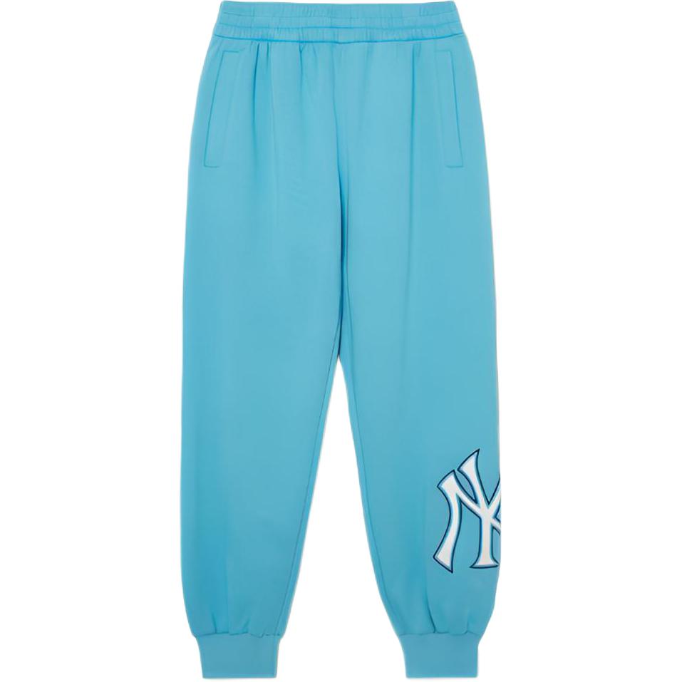 

New MLB Knitted Sweatpants Unisex Teal 3APTB0331-50TQS XS