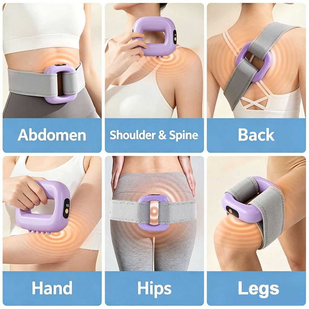 USB Charging Vibration Plate for Lymphatic Drainage Electric Waist Massager  for Weight Loss