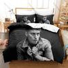 Rock Singer Bedding Set 3Pcs Sam Fender Exquisite Graphic Print Stylish Home Decor British Rock Star Duvet Cover Pillowcase