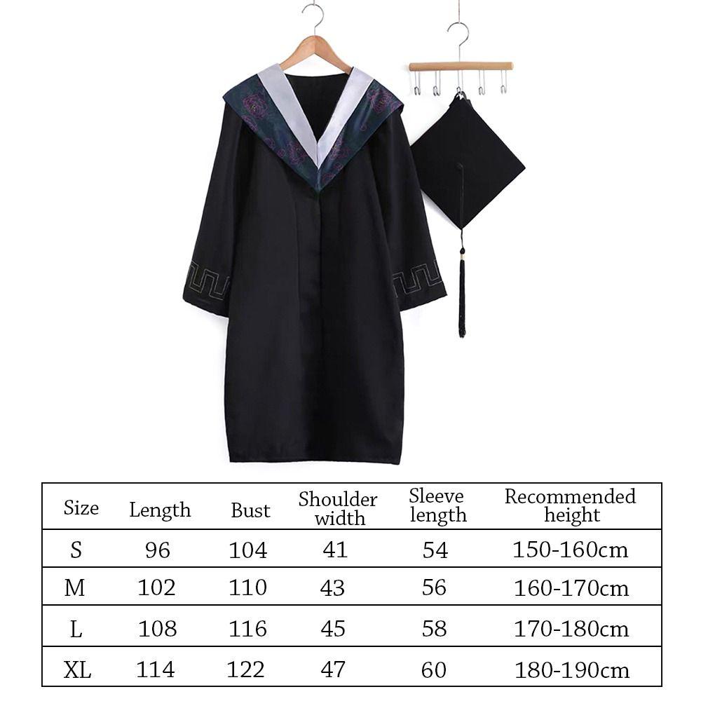 Ceremony Congrats Grad Happy Graduation Bling Removable Tassel Graduation Gown Set Mortarboard Hat