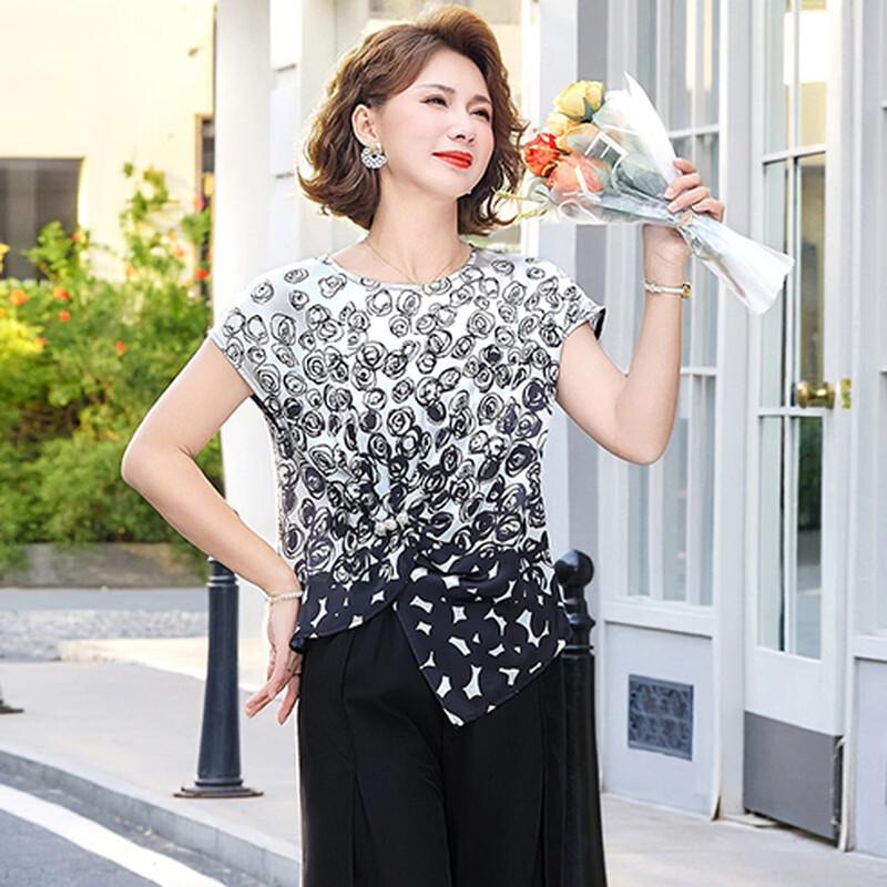 Elegantes Chiffon-Zweiteiler-Sommer-Set für Damen
