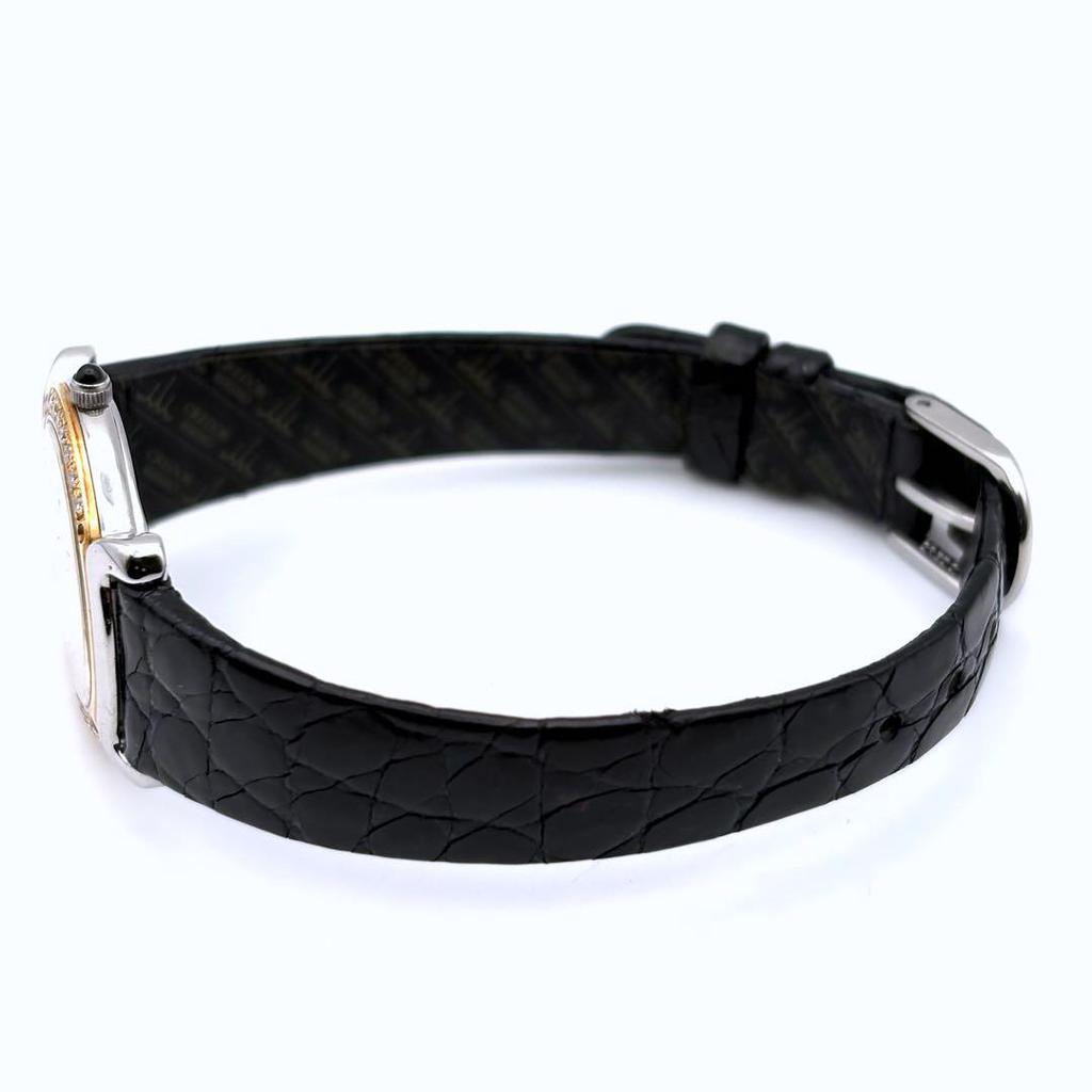 [USED] SEIKO CREDOR Diamond Bezel 18KT X SS Quartz Watch