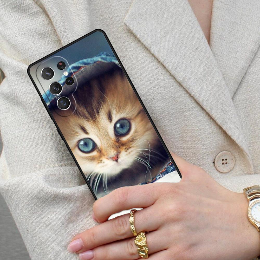 Pets Animals Cute Cell Phone Case for Samsung Galaxy S26 Ultra S25 S24 S23 S22 S21 S20 Note10 Cover