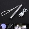 13*1,3 CM TASCHENLAMPE KLEINE LED Taschenlampe Mini Stift MICRO USB Wiederaufladbar WINZIG