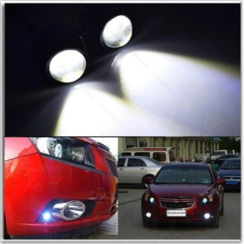 Car Styling 23mm White Eagle Eye Daytime Running Light LED Car Lights DRL Lamp Daytime Light Waterproof Brake Lamps / Car Lights