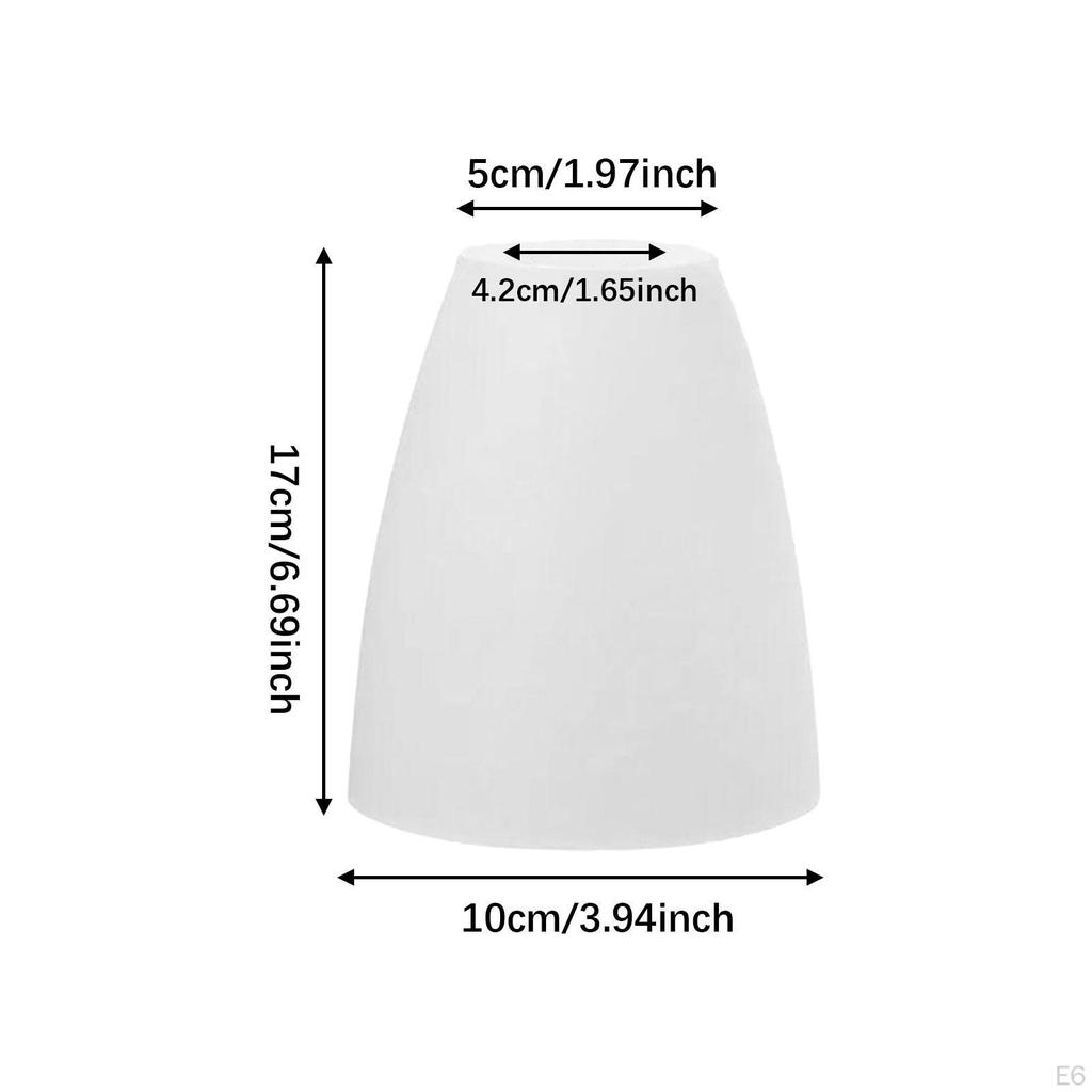 4 Pieces Decorative Lampshades, Easy Installation Light Cover for Home