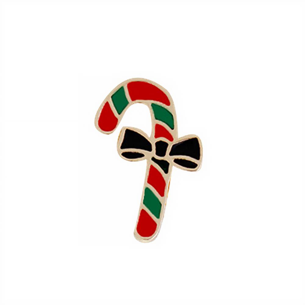 Cartoon Merry Christmas Brooch Classic Socks Bell Christmas Tree Elk Enamel Badge Santa Claus Gifts Lapel Pin Kids Party Jewelry