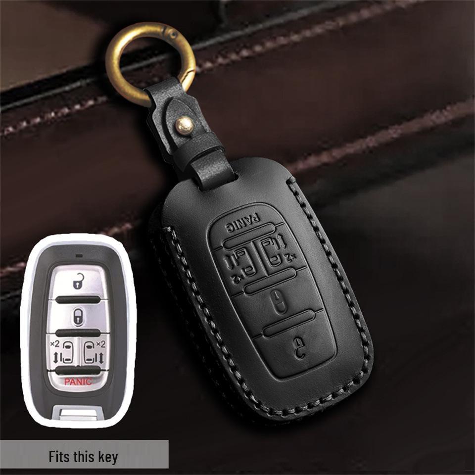 Leather Car Key Cover for Chrysler Grand Voyager