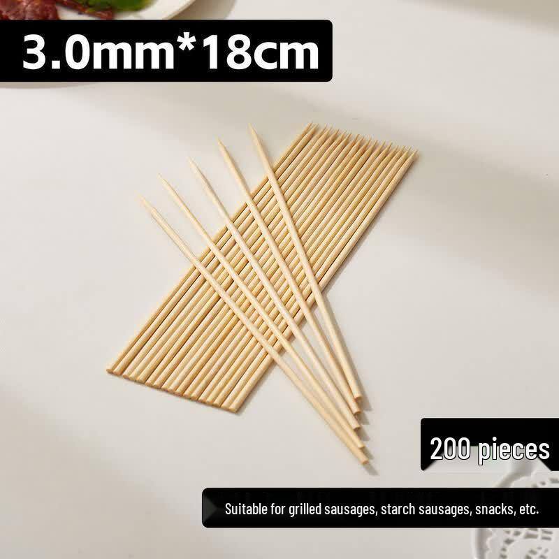 ZISIZ Disposable Bamboo Skewers