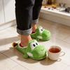 Yoshi Mario Cartoon Home Slippers With Super Soft Fleece For Couples Winter Comfort