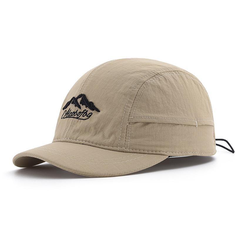 Short Hat Brim Men's Summer Breathable Quick Drying Baseball Cap Fashionable Lightweight Soft Top Sun Protection Baseball Cap Women