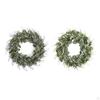 Large Lavender Wreath Artificial Leaves Flower Garland Plant Door Wall Hanging Farmhouse