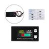 DiyStudio 2 Pieces Battery Meter, DC8-100V LCD Digital Voltmeter Japanese