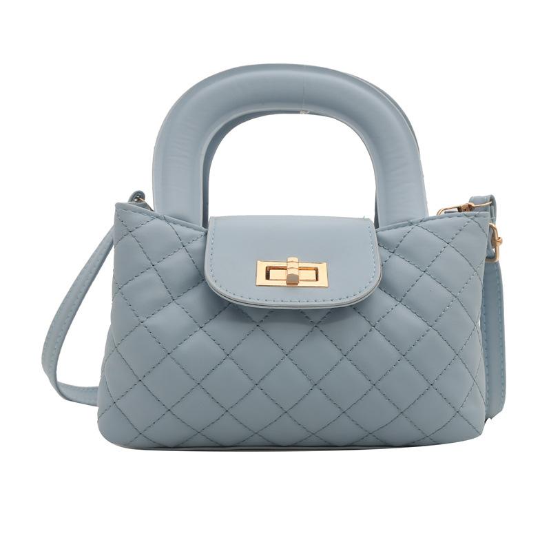 French Niche Diamond Chain Bag for Women's New Spring and Summer Fashion Handbag Commuting One-shoulder Crossbody Bag