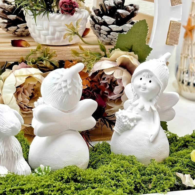 2026 Angel Fairy Flower Holder Mold Suitable For Plaster,Resin,Concrete Candle Making,Home Decor Crafts,Desktop Decoration Mold