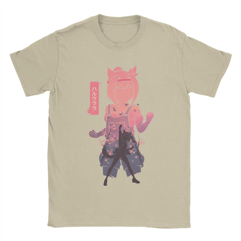 Haru urara T Shirt Unisex 100 Cotton Leisure TShirts Crewneck  Tees Short Sleeve Clothing Plus Size