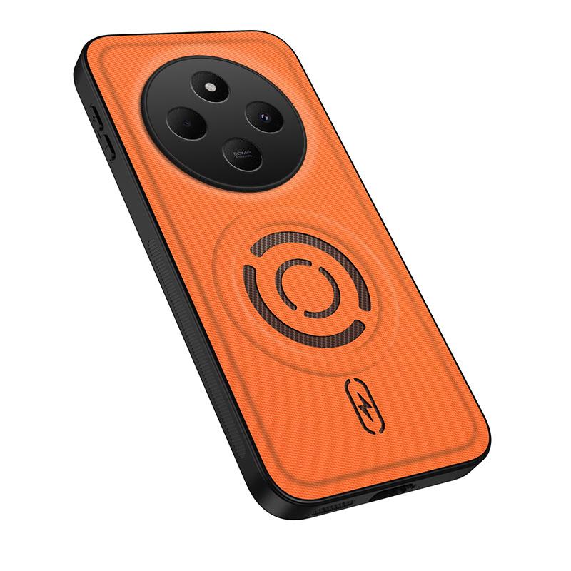 Для Xiaomi Redmi 14C 14R Чехол Redmi A3 Pro A4 Чехол для телефона Роскошный Магнитный Силиконовый Ударопрочный Защитный Задний Чехол Coque