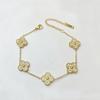 3PCS Four Leaf Clover Bracelet, Necklace,  Ear Set, the Best Gift for Family and Friends