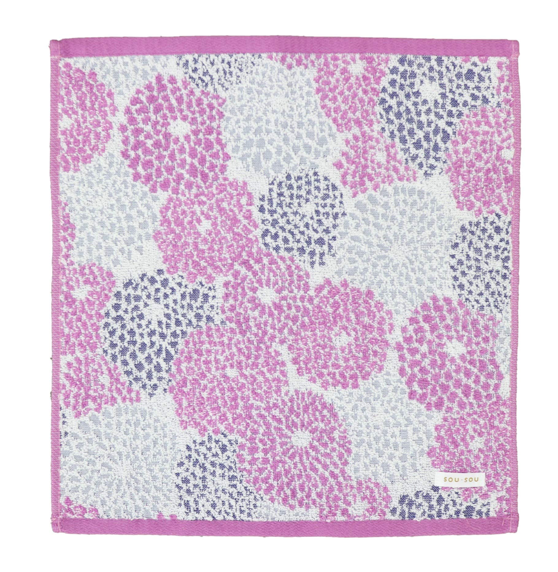 

Marushin Hand Chrysanthemum Made in Imabari Certified 6165000900 SOU SOU Towel, 34x36cm, Design, Japan, Towel, розовый