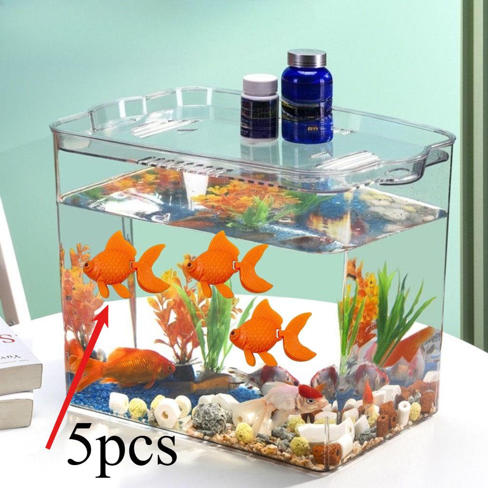 1pcs [Never Feed] Simulated Floating Goldfish Self-swimming Aquarium Decoration