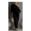 2026 Winter Asymmetrical Wrap-Style Long Dress With Off-Shoulder Neckline Loose Fit Streetwear Chic Women