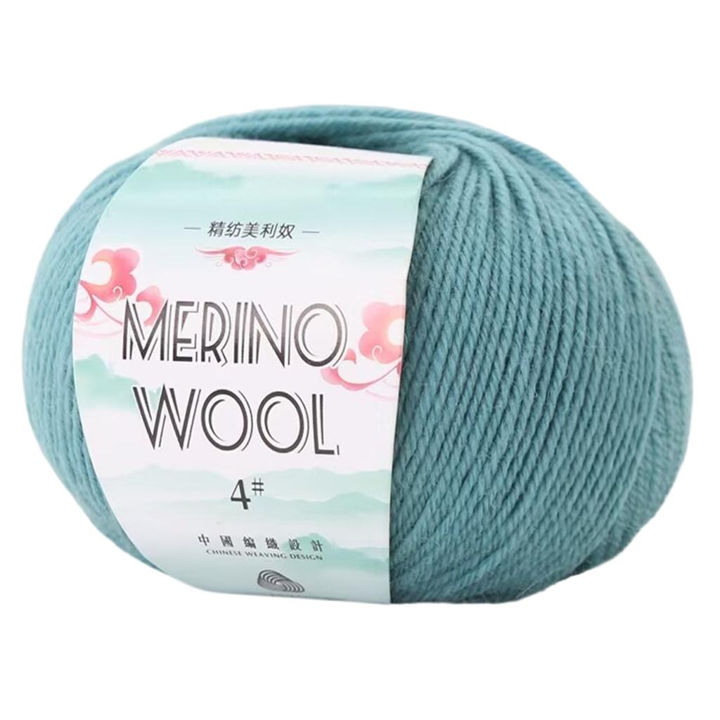 Příze z merino vlny 1,76 oz 134 yardů/role Měkká vlněná příze Příze na ruční pletení Nit na pletení Háčkování Koberce Svetr Šála