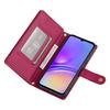 DF-011 For Samsung Galaxy A05 4G Case Zipper Pocket Flip Leather Phone Cover with Shoulder Strap
