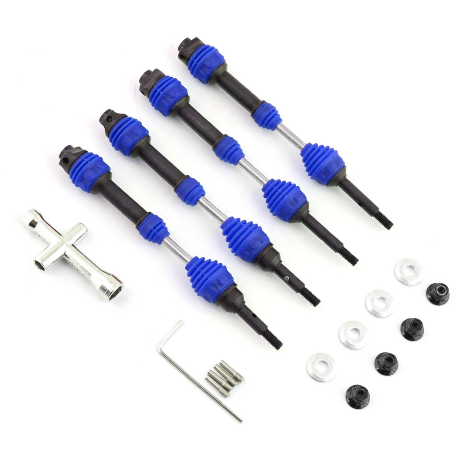 

Metal Front And Rear Drive Shaft CVD For 1/10 TRAXXAS Hoss/Rustler/Slash/Stampede 4X4 2wd RC Car Upgrade Parts United States