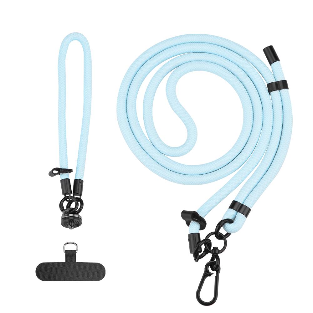 2Pcs/Set For DJI Osmo Pocket 3 Dual Buckle Design Adjustable Crossbody Strap with Wrist Lanyard