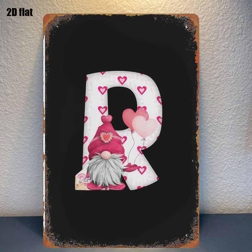 

Vintage Valentine s Day Metal Decorative Painting Gift for Couples Bedroom Living Room Cafe