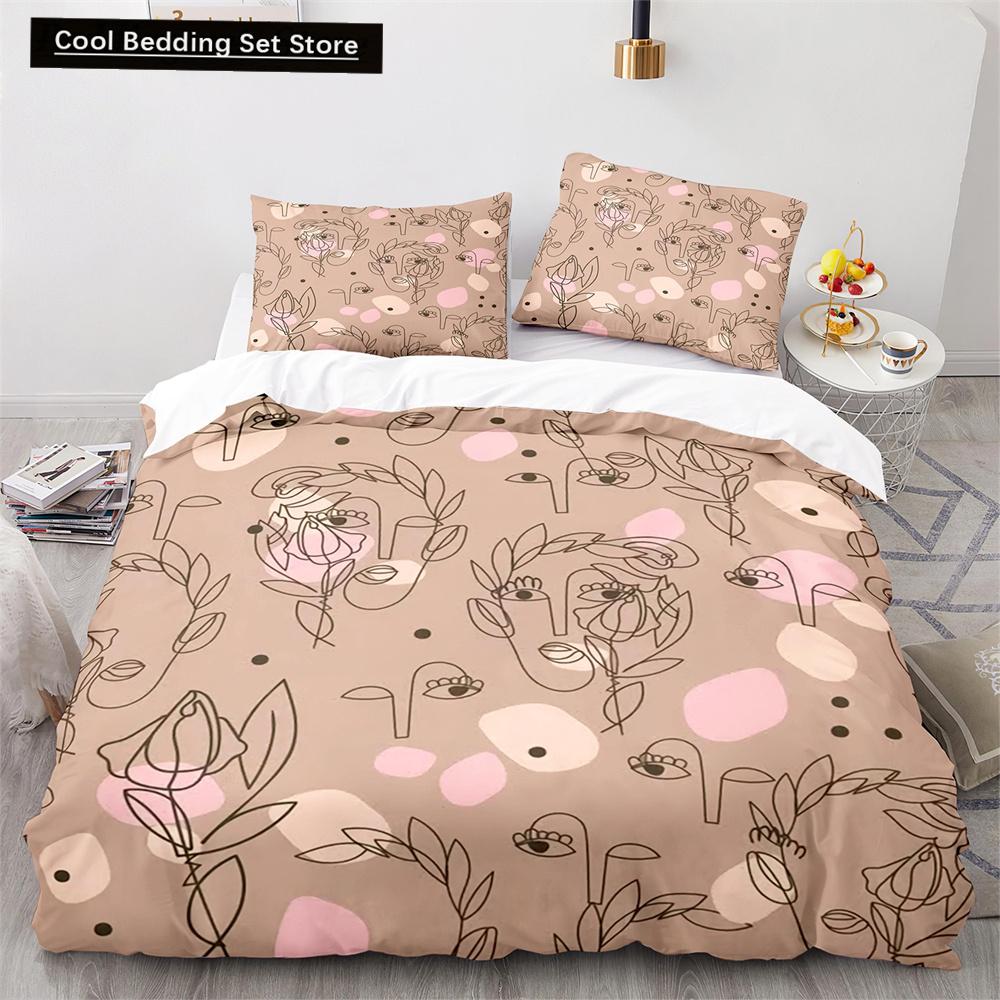Red Rose King Queen Duvet Cover 3D Beautiful Flowers Theme Bedding Set for Women Girls Romantic Floral Quilt Cover Pillowcase