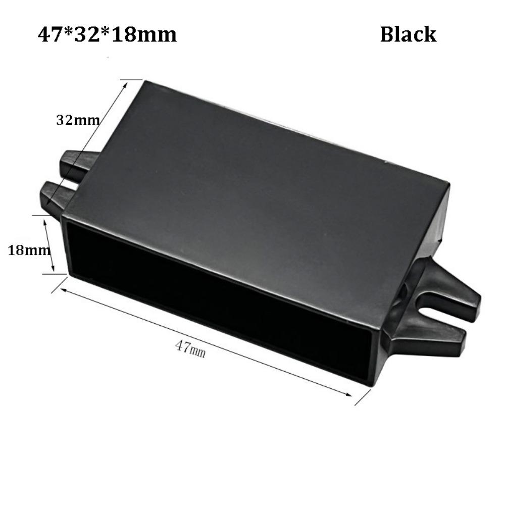 Black Storage Case ABS Plastic Housing Instrument Case Project Enclosure Boxes  Electronic Supplies