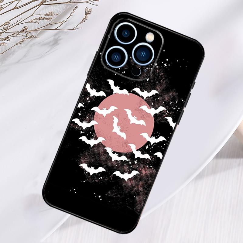 Halloween Bat Phone Case For iPhone 16 Pro Max 15 14 12 11 13 17 Pro Max Plus 12 13 Mini 16e 17 Air Cover