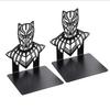 Tree Shadow Skull Metal Bookends - Student Reading Supplies, Retro Hollow Design