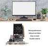GT710 Graphics Card, 2GB DDR3 64-bit 1200MHz Desktop Graphics Card, Supports HDMI, DVI, VGA, PCIe 2.0 16X Slot, for Office PC DIY