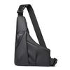 New Casual Men's Breast Bag Large Capacity Trend Cycling Messenger Bag Fashionable Shoulder Bag