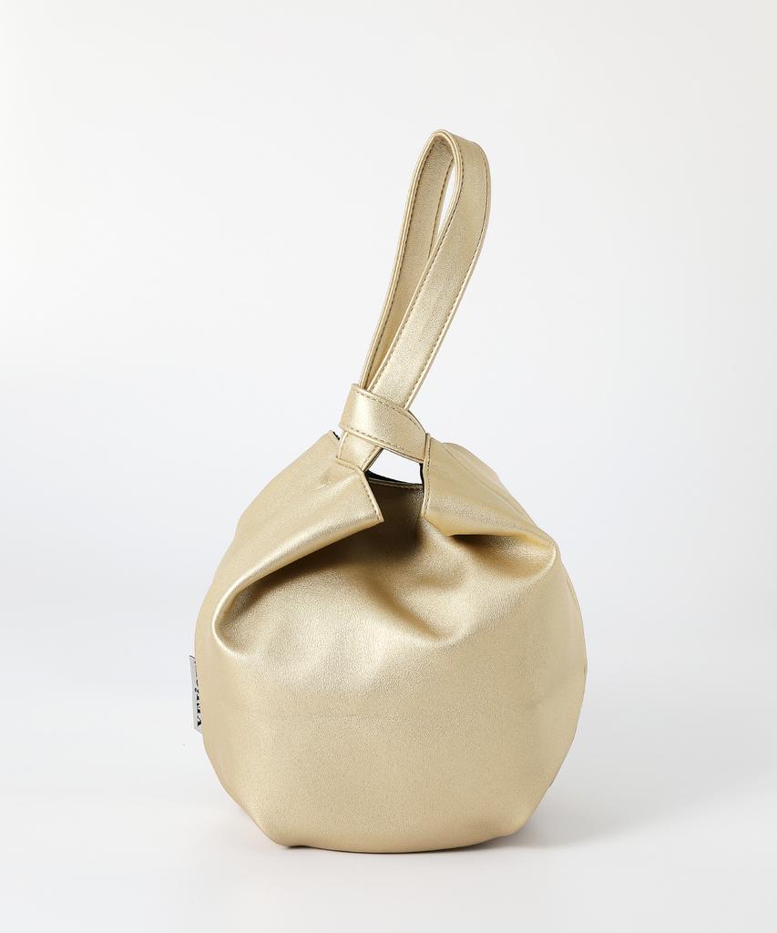 Yellowstone Dumpling Wrist Bag - Gold